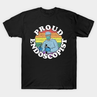 Retro LGBT Proud Endoscopist Endoscopy T-Shirt